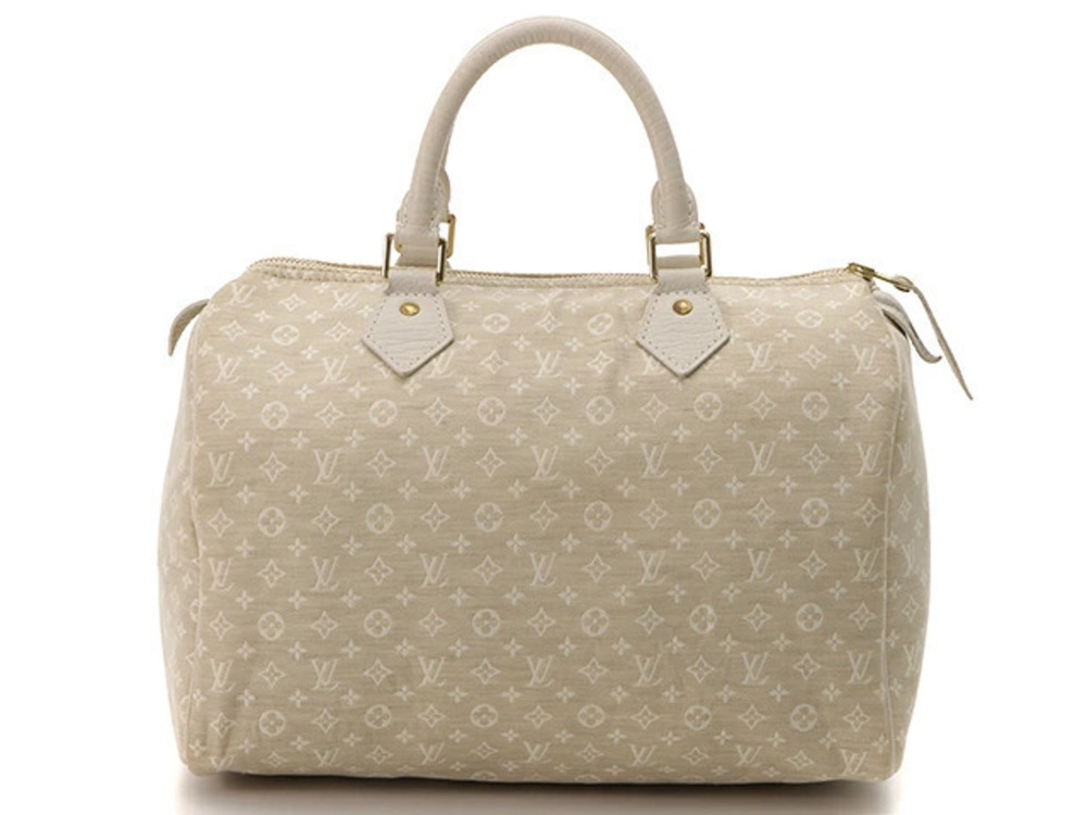 LOUIS VUITTON Speedy Mono Lin Dune Brown